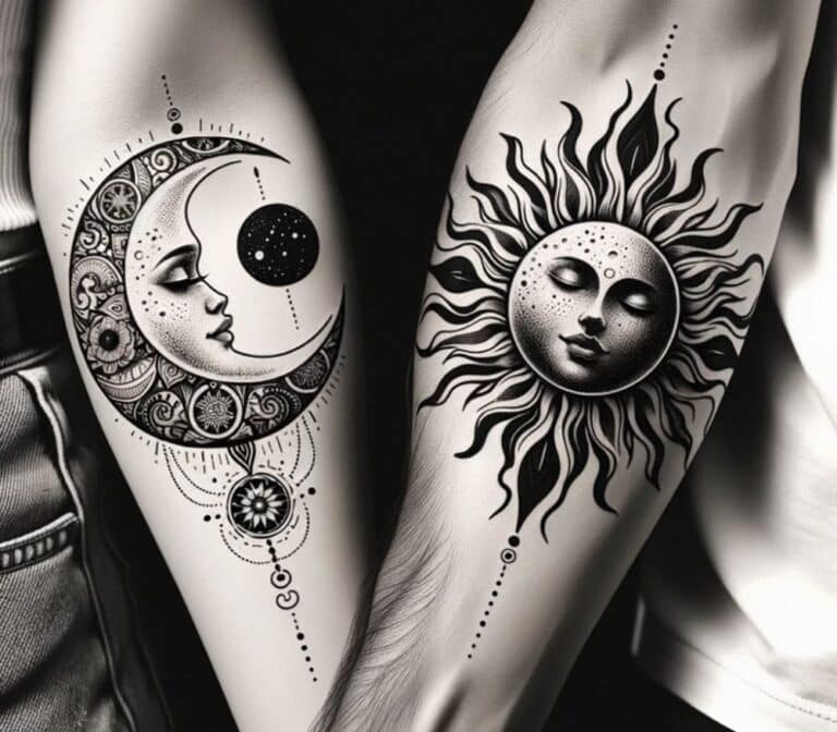 Descubra O Significado Da Tatuagem Sol E Lua Juntos