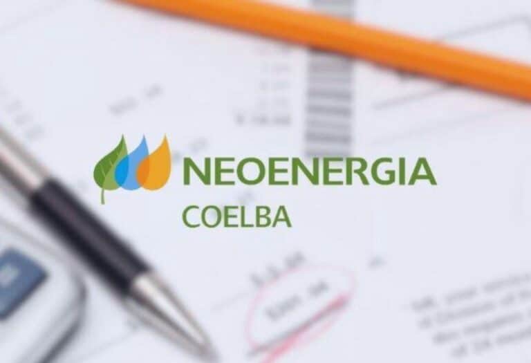 Uma imagem que ilustra o logo da neoenergia coelba.